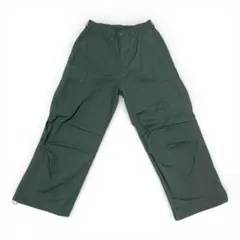 GU スーパーワイドカーゴパンツ M ダークグリーン ワイドパンツ