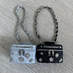 ジルシチュアート　ミニブローチバニティキーホルダー