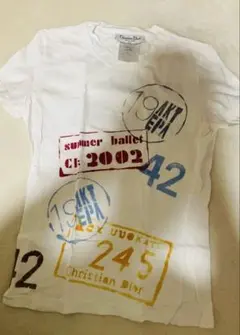 クリスチャンディオール　スタンプ　Tシャツ　サイズ38のサムネイル