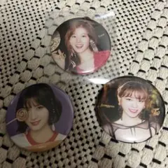TWICE 缶バッジ 3点セット モモ サナ ジョンヨン