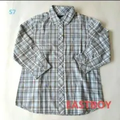 【EASTBOY】Ｍサイズ　ブルー系チェック柄　ブラウストップス