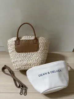 DEAN & DELUCA かごバッグ　保冷バックセットのサムネイル