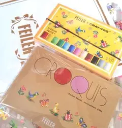 【新品】FEILERコラボ♡クレパス&　クロッキーブック<数量限定品>2種類のサムネイル