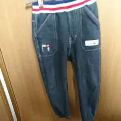 ベビー 95センチ 裏起毛ストレッチパンツ 車柄