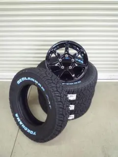 送料込☆ヨコハマジオランダーX-AT☆185/85R16☆ホワイトレター - メルカリ