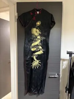 Kamome ドラゴン刺繍 チャイナドレス 36