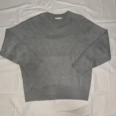 【激安】GU スウェットライクニットオーバーサイズプルオーバー