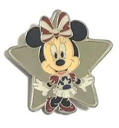 ディズニーシー　アメリカンウォーターフロント　ピンバッジ　ミニー