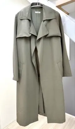 a.v.v standard ロングコート トレンチ風 カーキ Lサイズ