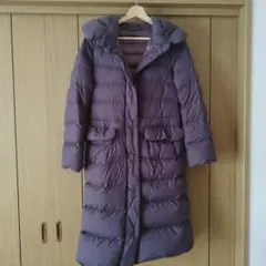 UNIQLO ULTRA LIGHT DOWN ダウンコート ブラウン　パープル