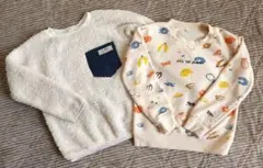 120~130サイズ 厚手トレーナー 2着セット