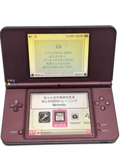 【動作良好】ニンテンドーDSi LL ワインレッド 本体 任天堂