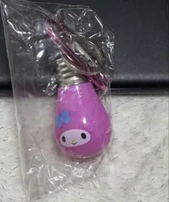 マイメロディ 電球型キーホルダー ピンク