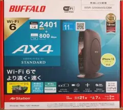 BUFFALO WSR-3200AX4S/DBK 無線LANルーターのサムネイル