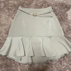 Mercuryduoベルト付きペプラムスカート