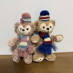 【hotchocolate_様専用】 ダッフィー　シェリーメイ　ぬいぐるみバッジ