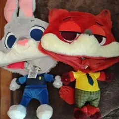 【美品】上海ディズニー公式　ズートピア ジュディ ニック ファンキャップ