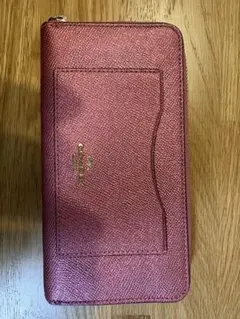 COACH NEW YORK 長財布　ピンクカラー