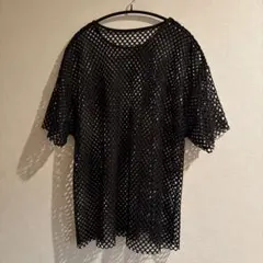 半袖ニットチュニック