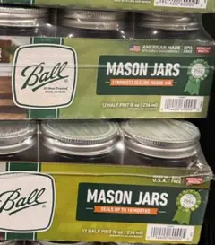 Ball Mason Jars 12個入り 8oz x 2ケース　24個セットのサムネイル