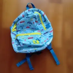 Branshes 車柄 小型バックパック リュックサック　ブルー