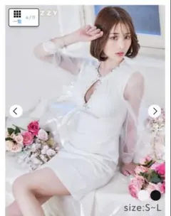 フロントレースアップドレス