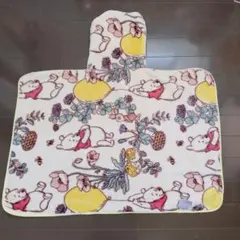 くまのプーさんフード付きブランケット