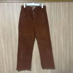 レディースブラウン　カジュアルパンツ