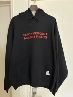 【即完売モデル】FPAR パーカー XL ブラック 希少 2026年最新】FPAR フォーティーパーセント アゲインストライツの人気