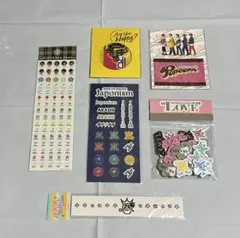 嵐　シール6点セット　LOVE・ポップコーン・ジャポニズム・ワクワク学校