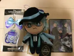 ツイステ ぬいぐるみ アズール  リボンチャーム ミニ下敷き