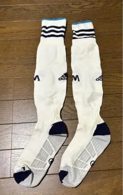 adidas レアルマドリードRMロゴ ソックス ホワイト25〜27cm