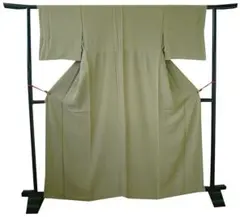 ★美品 お茶事に最適 極上縮緬地 色無地（正絹）未使用＜M1063＞★