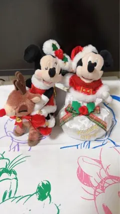 ディズニーストア　クリスマス　マスコット　ミッキー　ミニー　2025