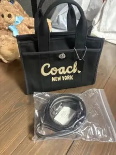 COACH NEW YORK キャンバス 2way ショルダーバッグ 美品