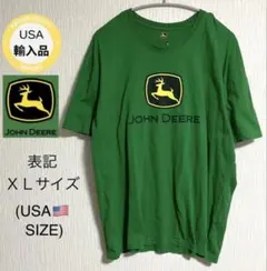 JOHN DEERE ジョンディアグリーンTシャツXLサイズ(USA SIZE)