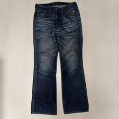 リーバイス　707 フレアデニムデニム W30 swag ブーツカット　鬼ヒゲ