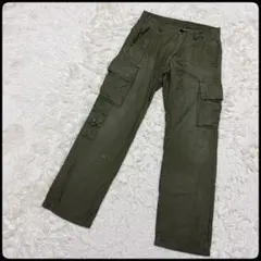 【BACK NUMBER】バックナンバー カーゴパンツ S カーキ ミリタリーのサムネイル