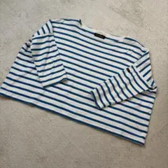 le minor ボーダーカットソー　ブルー