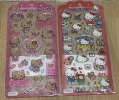 ハローキティ 日焼けキティー ジュエリードロップシール 新品未使用