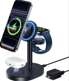 急速充電スタンド Apple Watch AirPodsマグセーフ充電器　磁気