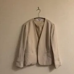 【Natural Basic】ベージュ ジャケット&スカート セット