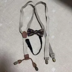 メンズ ブラウン系 蝶ネクタイ