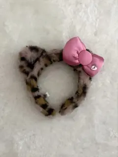 USJ／ユニバ カチューシャ ハローキティ ヒョウ柄