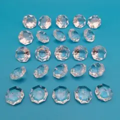 クリスタルガラスビーズ30個＋数個 ハンドメイド サンキャッチャー 素材