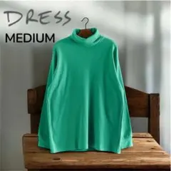 DRESS ドレス　コットンタートルネック　サイズM