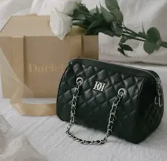 Darich ノベルティー キルティングミニボストンバッグ