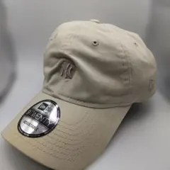 ◆4535 NEWERA　ニューヨークヤンキース　ベージュ　キャップ