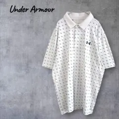 アンダーアーマー ゴルフウェア ポロシャツ 大きいサイズ メンズ XL シンプル
