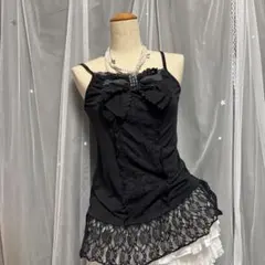 u*t様 h.NAOTO Blood チョーカー編上げアシンメトリービスチェワン h.NAOTO Blood チョーカー編上げアシンメトリービスチェワンピース